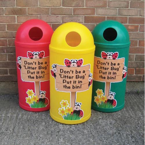 Litterbug School Litter Bins Set of 4 School Chair Shop